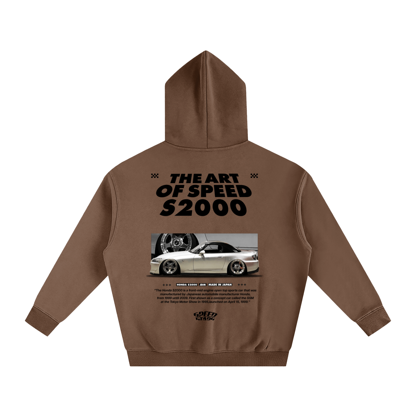 The Art Of Speed Oversized Fleece Hoodie