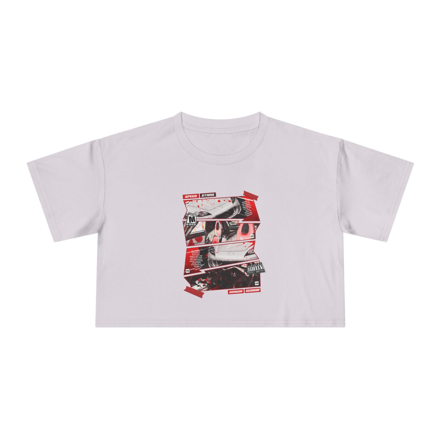 S2000 Manga Womens Crop Tee