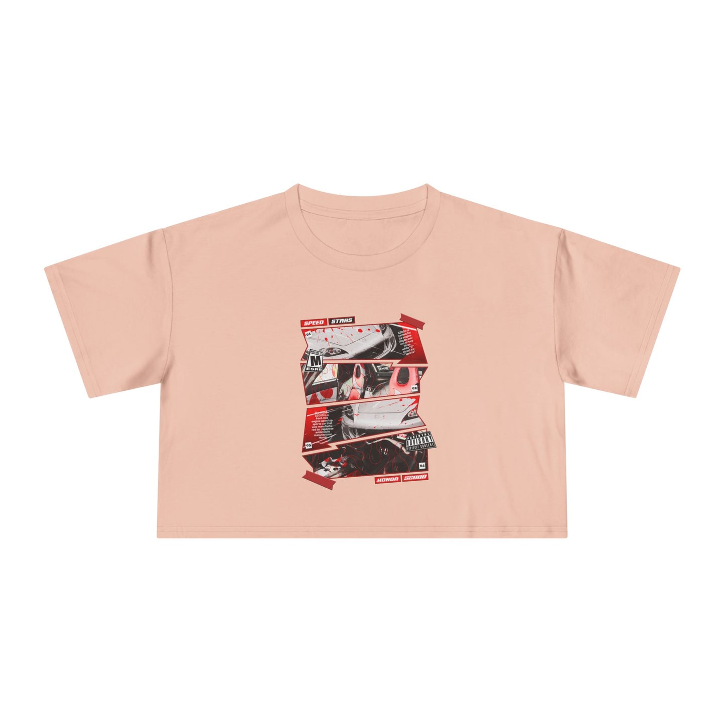 S2000 Manga Womens Crop Tee