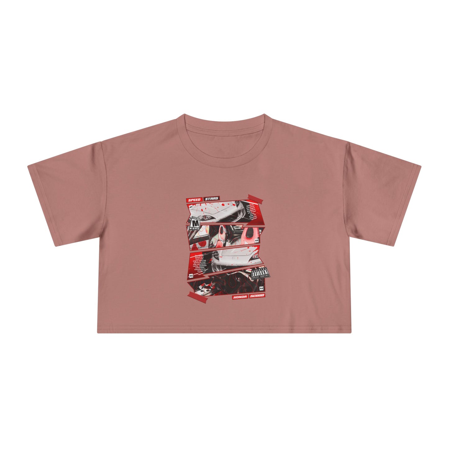 S2000 Manga Womens Crop Tee