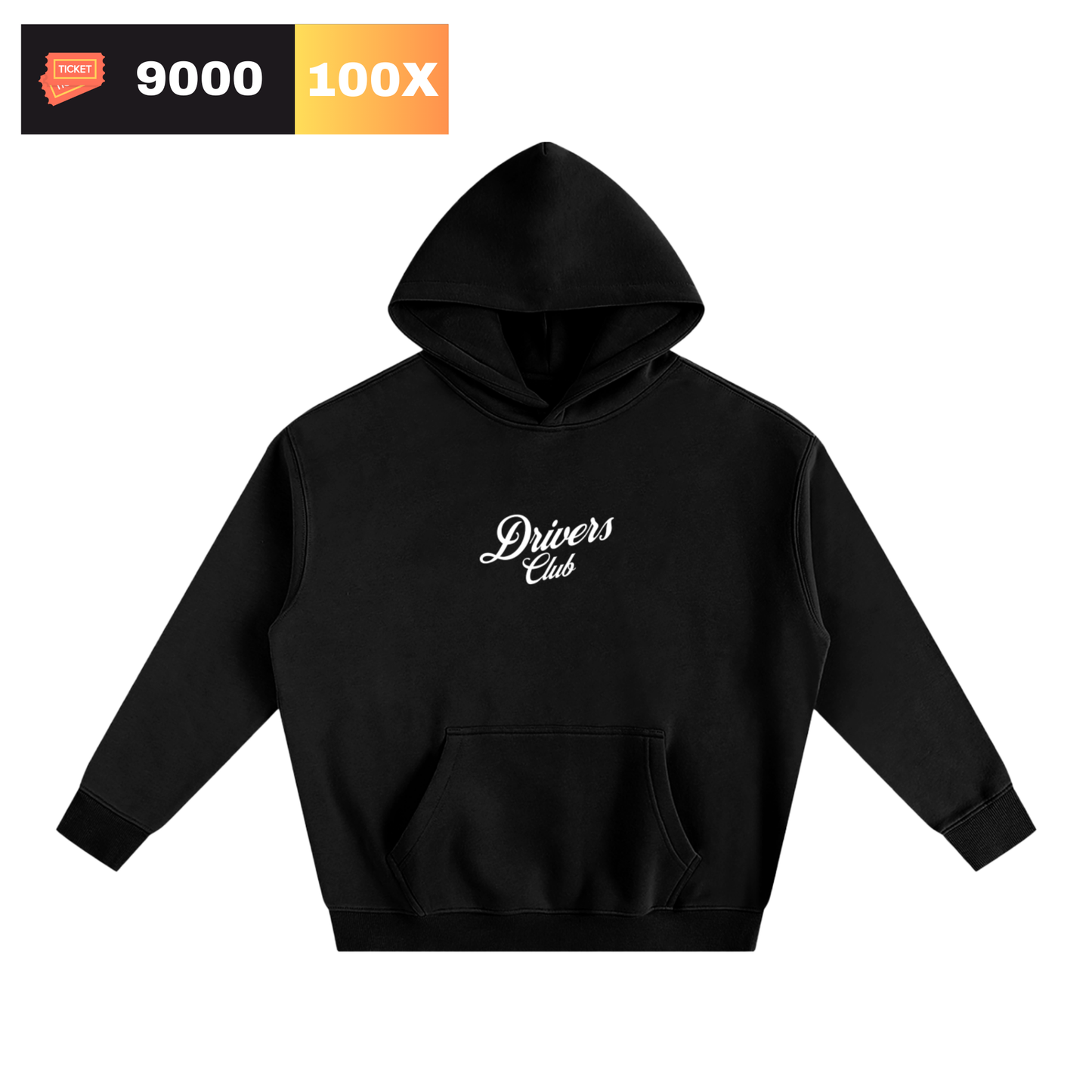 Drivers Club Oversized Fleece Hoodie