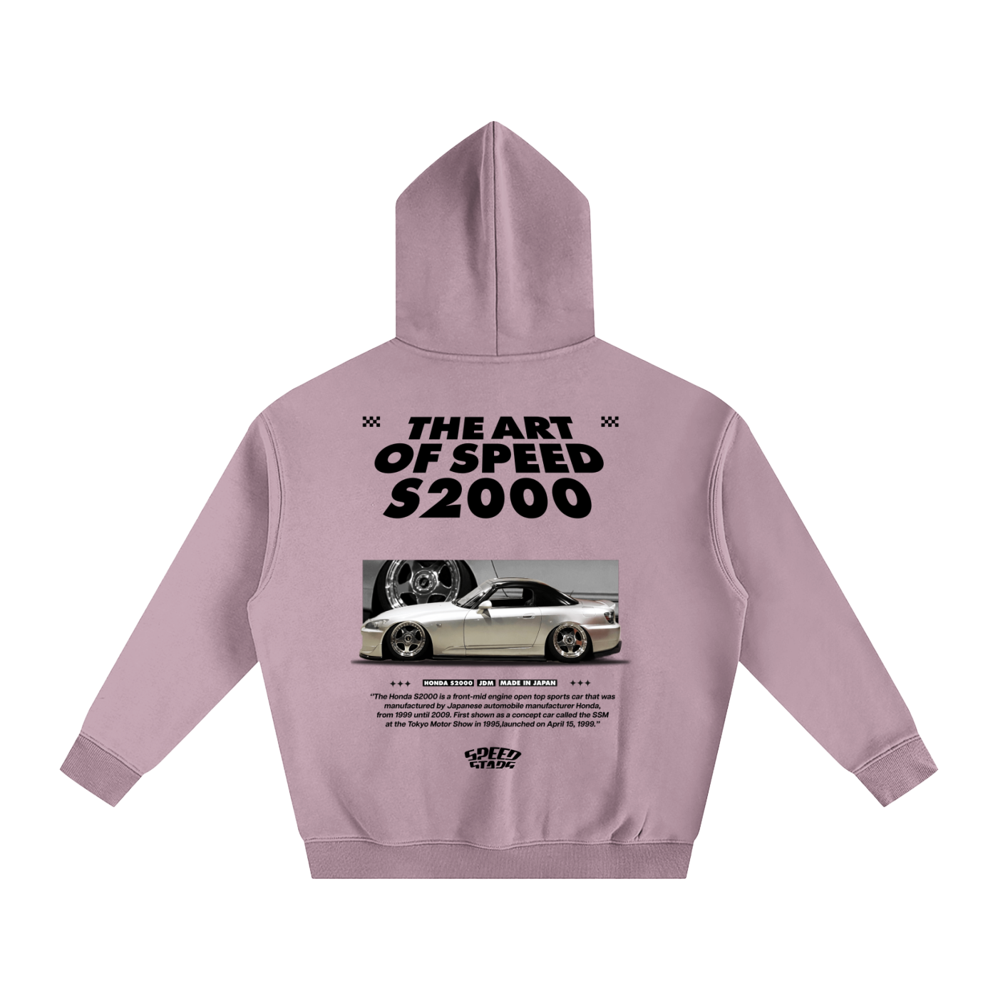 The Art Of Speed Oversized Fleece Hoodie