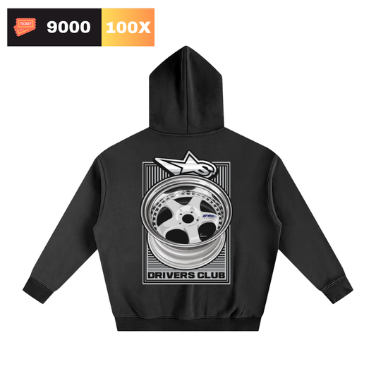 Meister Drivers Club Oversized Fleece Hoodie