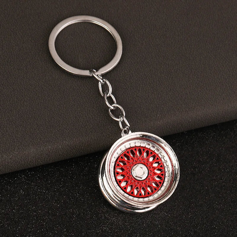 Multi Spoke Wheel Keychain