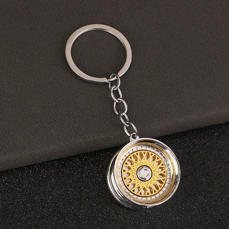 Multi Spoke Wheel Keychain