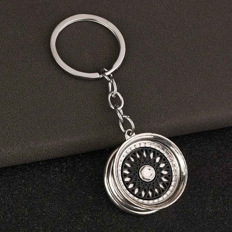 Multi Spoke Wheel Keychain