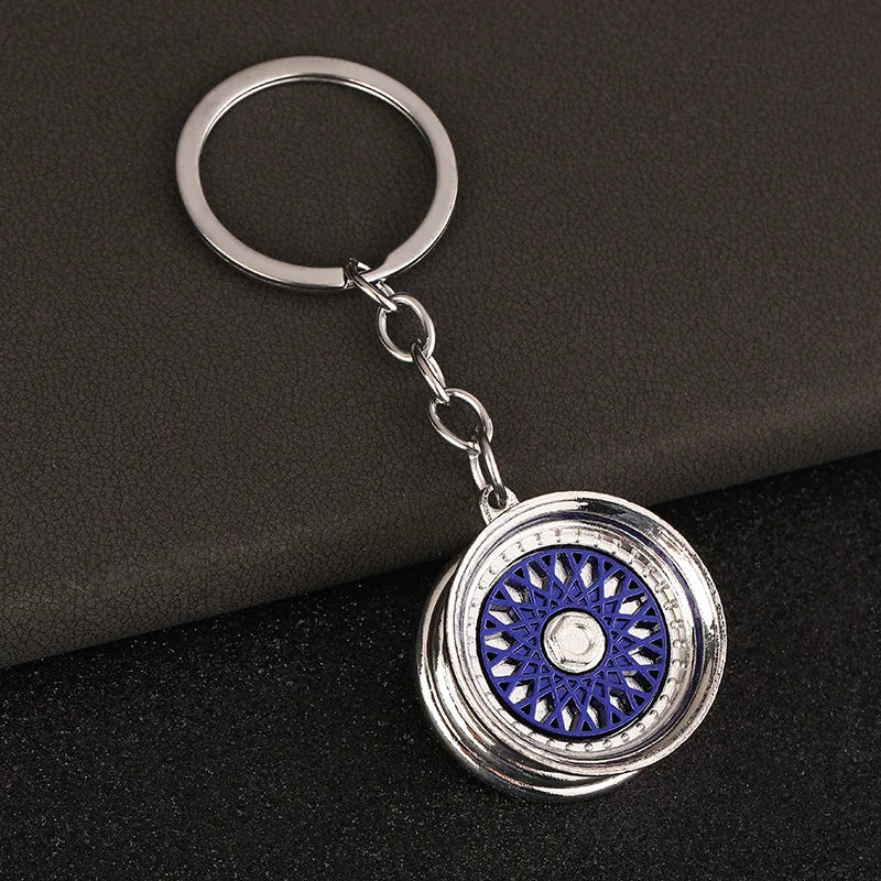 Multi Spoke Wheel Keychain