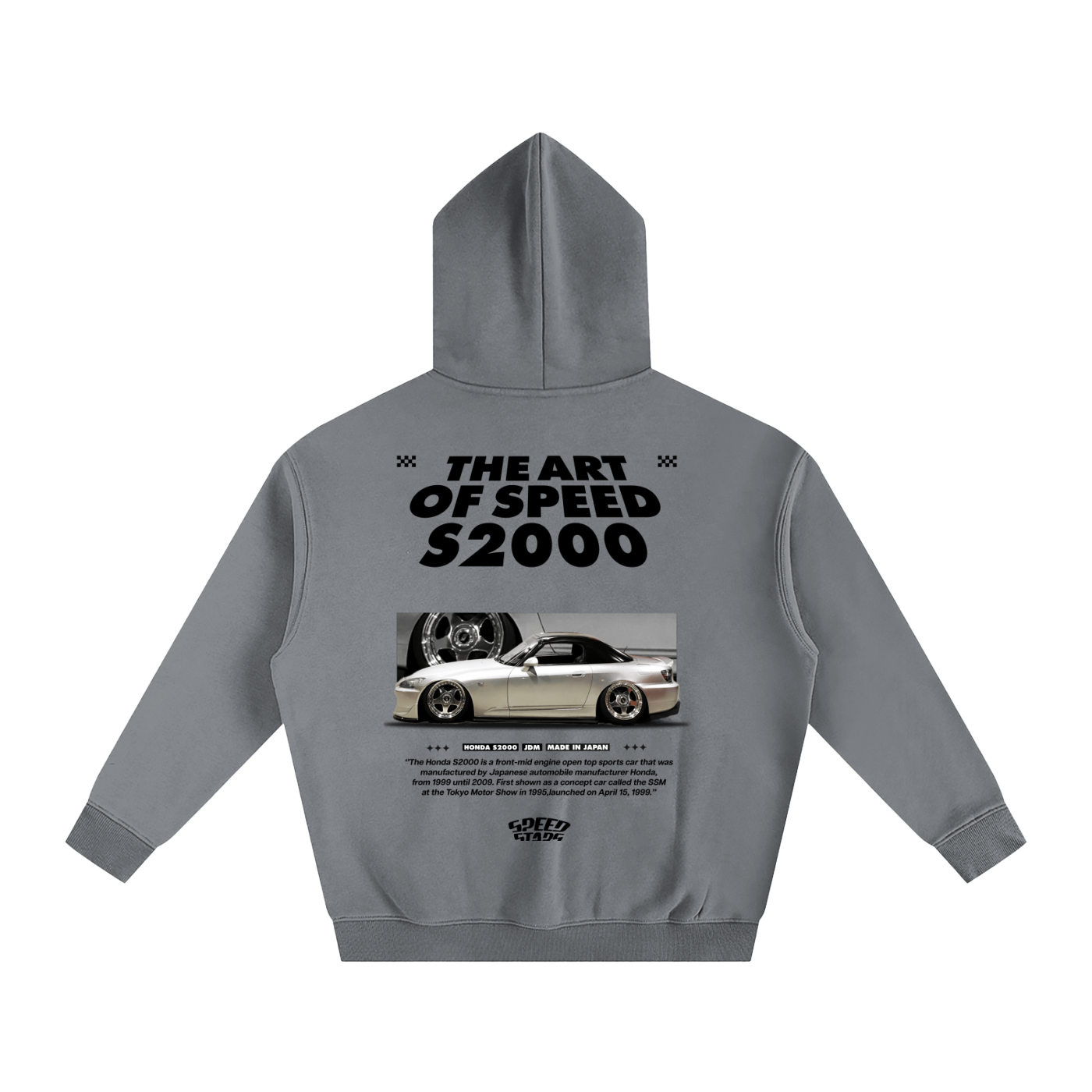 The Art Of Speed Oversized Fleece Hoodie